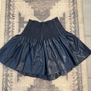 Queen of Sparkles Leather Swing Shorts